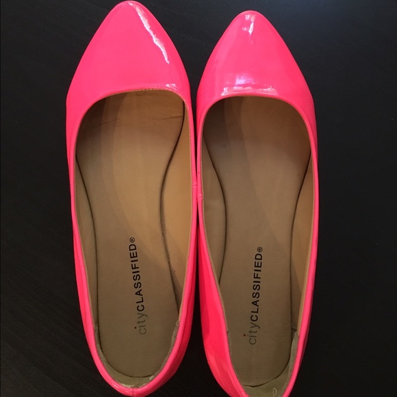Bright Pink Flats