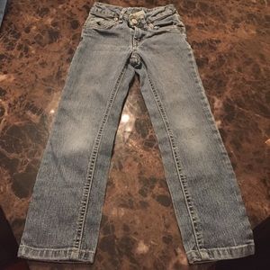 Girls blue jeans