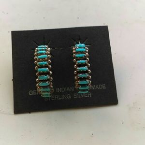 Turquoises and Sterling Silver earrings