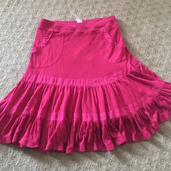 Free People red skirt