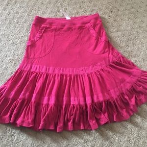 Free People red skirt