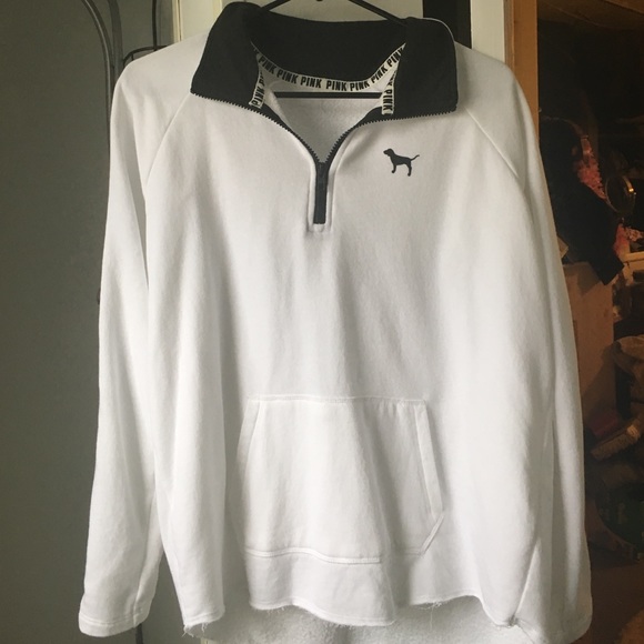 VS PINK White Pullover Sweater