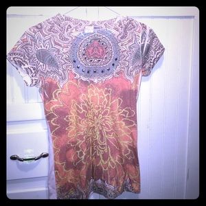 MAX shirt, floral paisley design