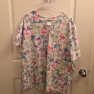 Scrub top, short sleeves.  Hardly worn