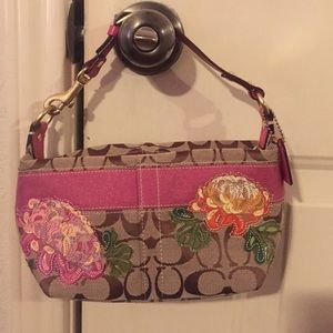 Coach Embroidered Poppy Handbag