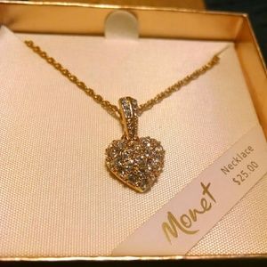 Beautiful heart pendant necklace