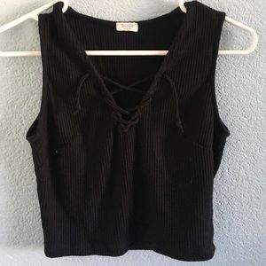 SOLD Brandy Melville criss cross top