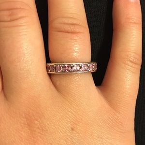 Pink pandora ring