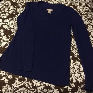 Royal blue light Banana Republic sweater