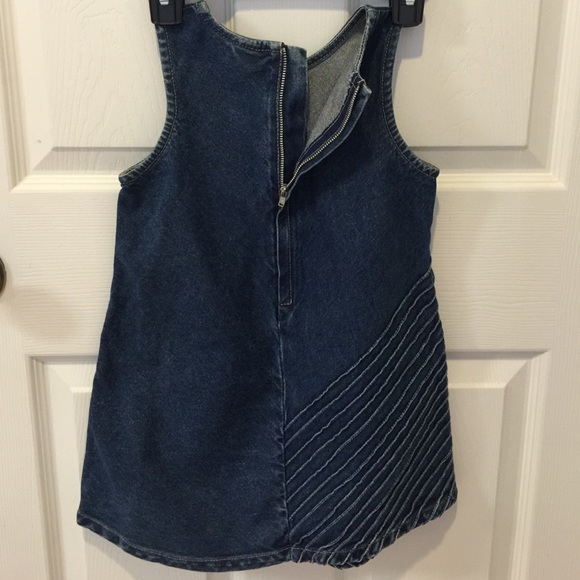GAP girls denim dress w/ color stitching detai 4yr - Picture 2 of 4
