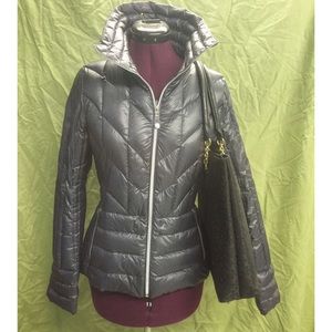 Grey Vince Camuto Puffy Jacket