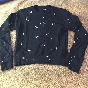 Rag & Bone sz M Paint Splatter Sweatshirt