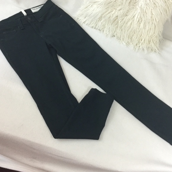 Rag & Bone Like New darkest green skinny jeans - Picture 2 of 4