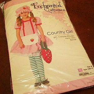 Strawberry Shortcake Halloween costume.Size Med