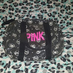 **RARE** Pink sequin duffel bag