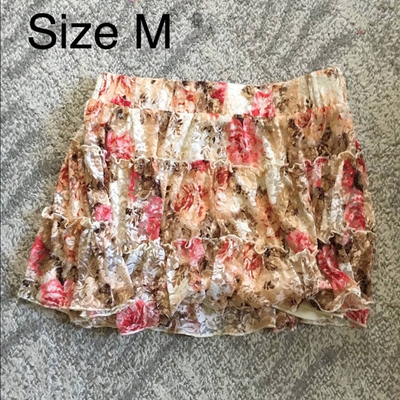 Delia's Flowy Floral Skirt
