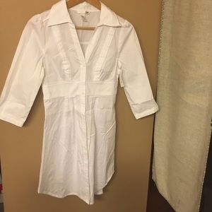 Long White Button Down Tunic from H&M