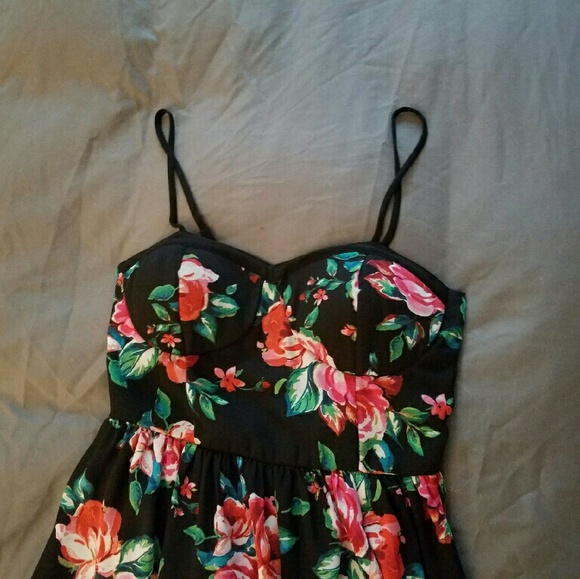 Floral Bustier Dress