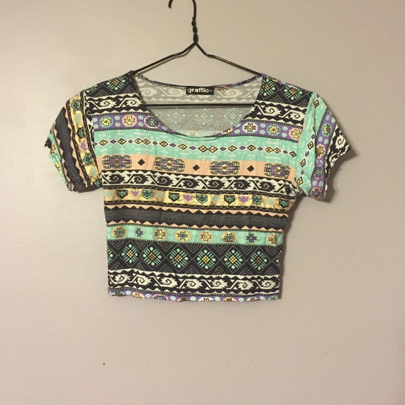 Graphic Crop Top