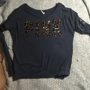 PINK bling! Long sleeve...