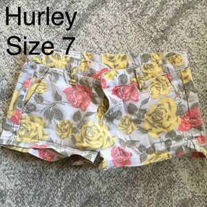 Cute Hurley Floral Shorts