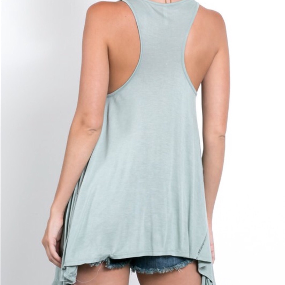 Sage colored top - Picture 3 of 3