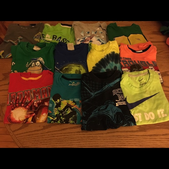 12 various tshirts
