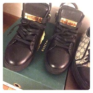 Men's black buscemi sneakers size 44