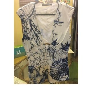 100% Authentic Roberto Cavalli V-neck top