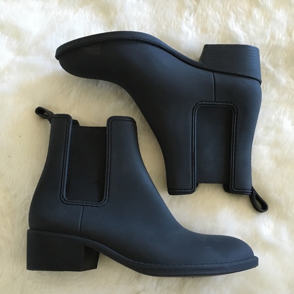 Jeffrey Campbell Shoes - New Jeffrey Campbell Black Matte Stormy rain boots