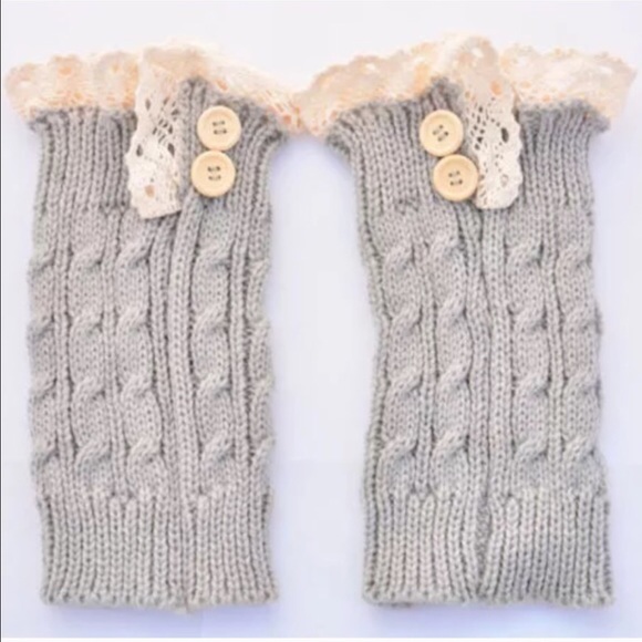 Boot Cuffs with Ruffles - Picture 2 of 2