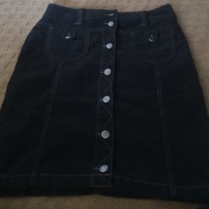 Free People black skirt.