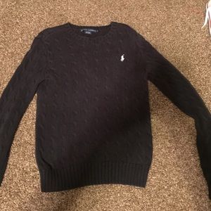 Black Polo Sweater