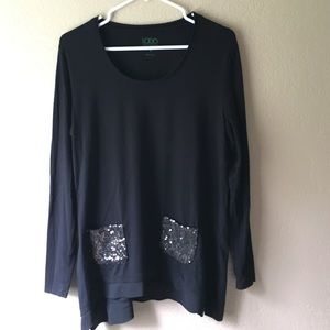 LOGO long sleeve top