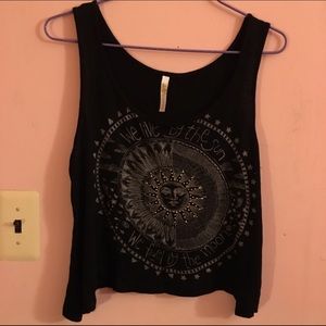Tilly's Black Sun Tank