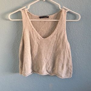 Brandy Melville knit crop top