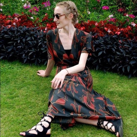 Free people Sweet Escape Wrap Maxi in Purple | Lyst