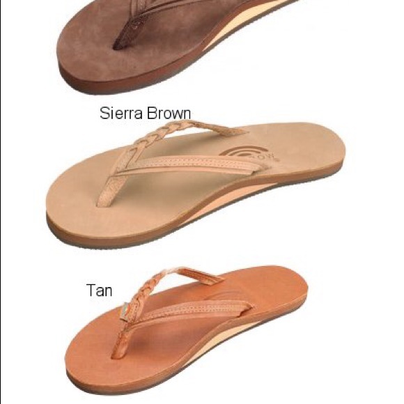 Tan Flirty Braid Rainbows Size 8 - Picture 4 of 4