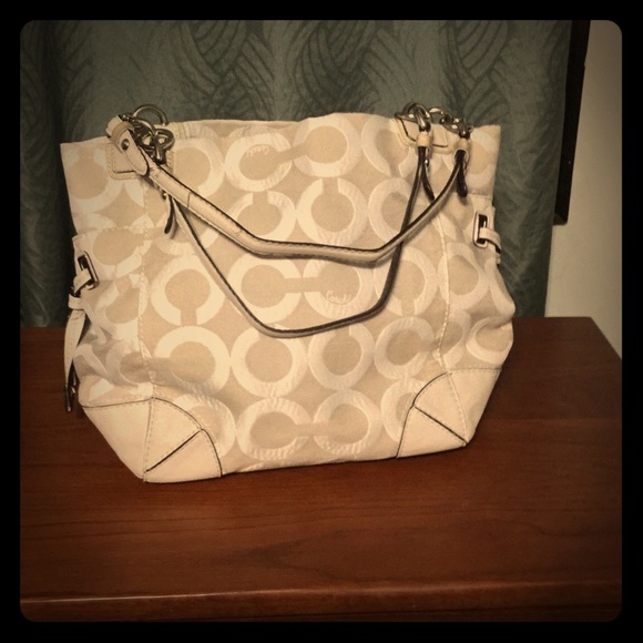 ✨COACH signature logo Tote✨