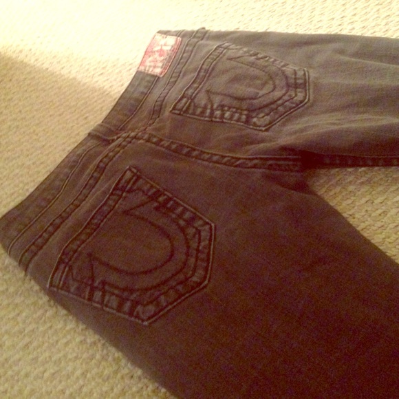 True religion straight leg size 30 black stonewash