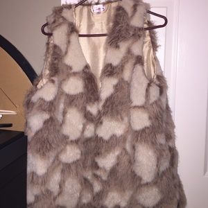 fur vest