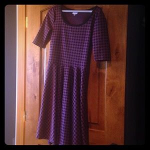 Lularoe small purple and black Nicole