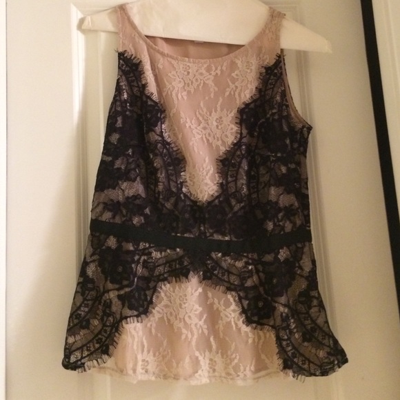Loft lace top