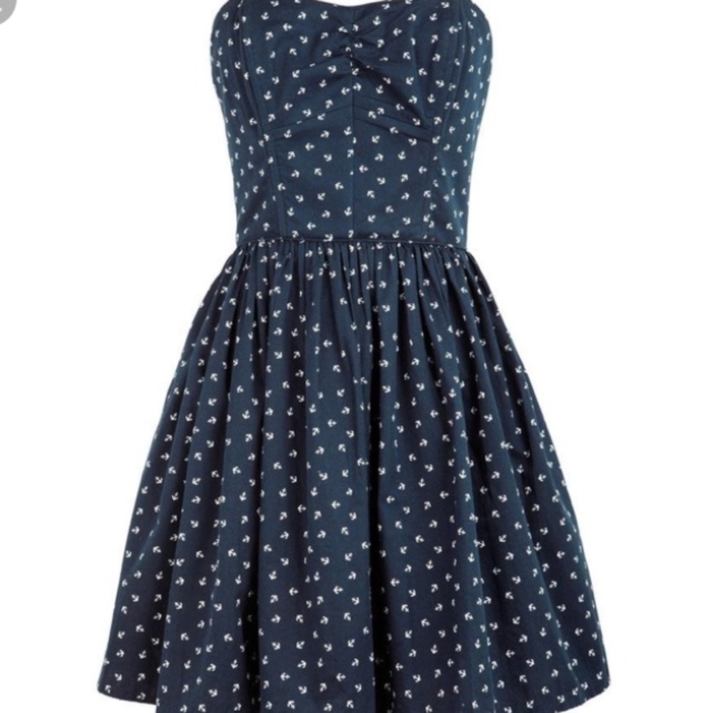 NWT Jack Wills Navy Anchor dress