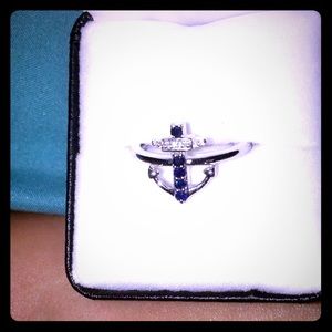 Blue sapphire ring never worn $150