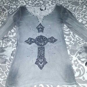 Affliction long sleeve shirt