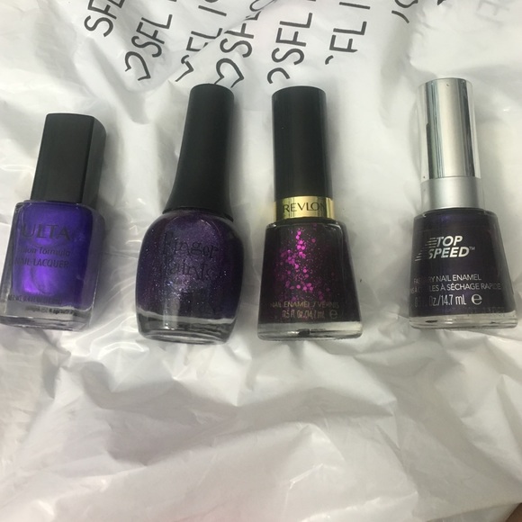Purple nail polish bundle