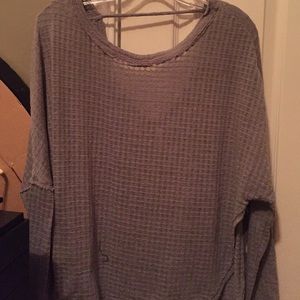 grey sweater