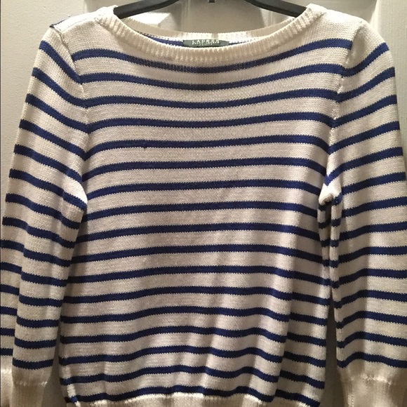 Ralph Lauren petite striped sweater