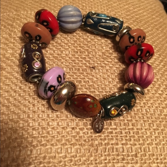 Cookie Lee colorful bead bracelet! Fun!